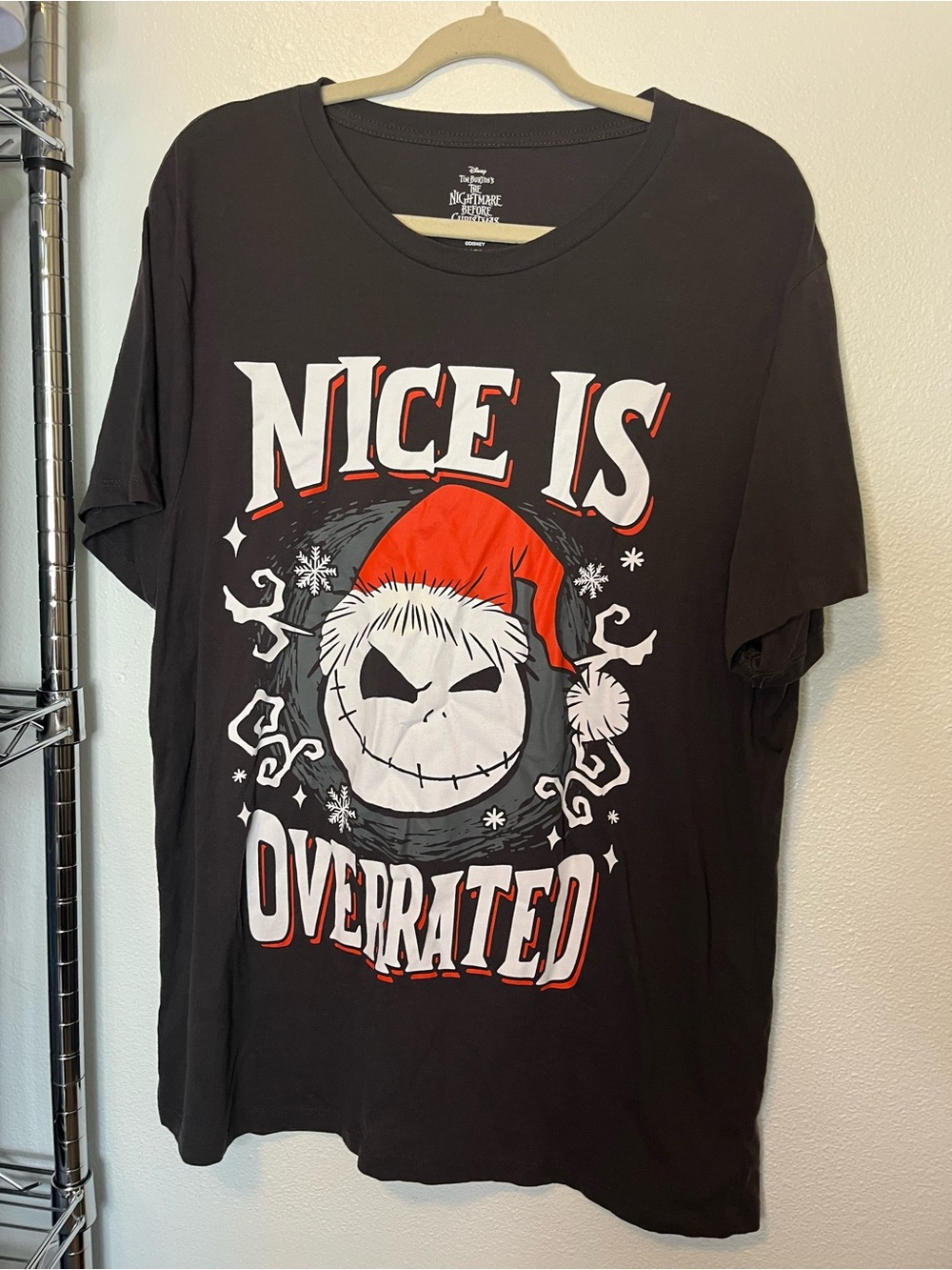 Disney The Nightmare Before Christmas Black Kids Pajama Top